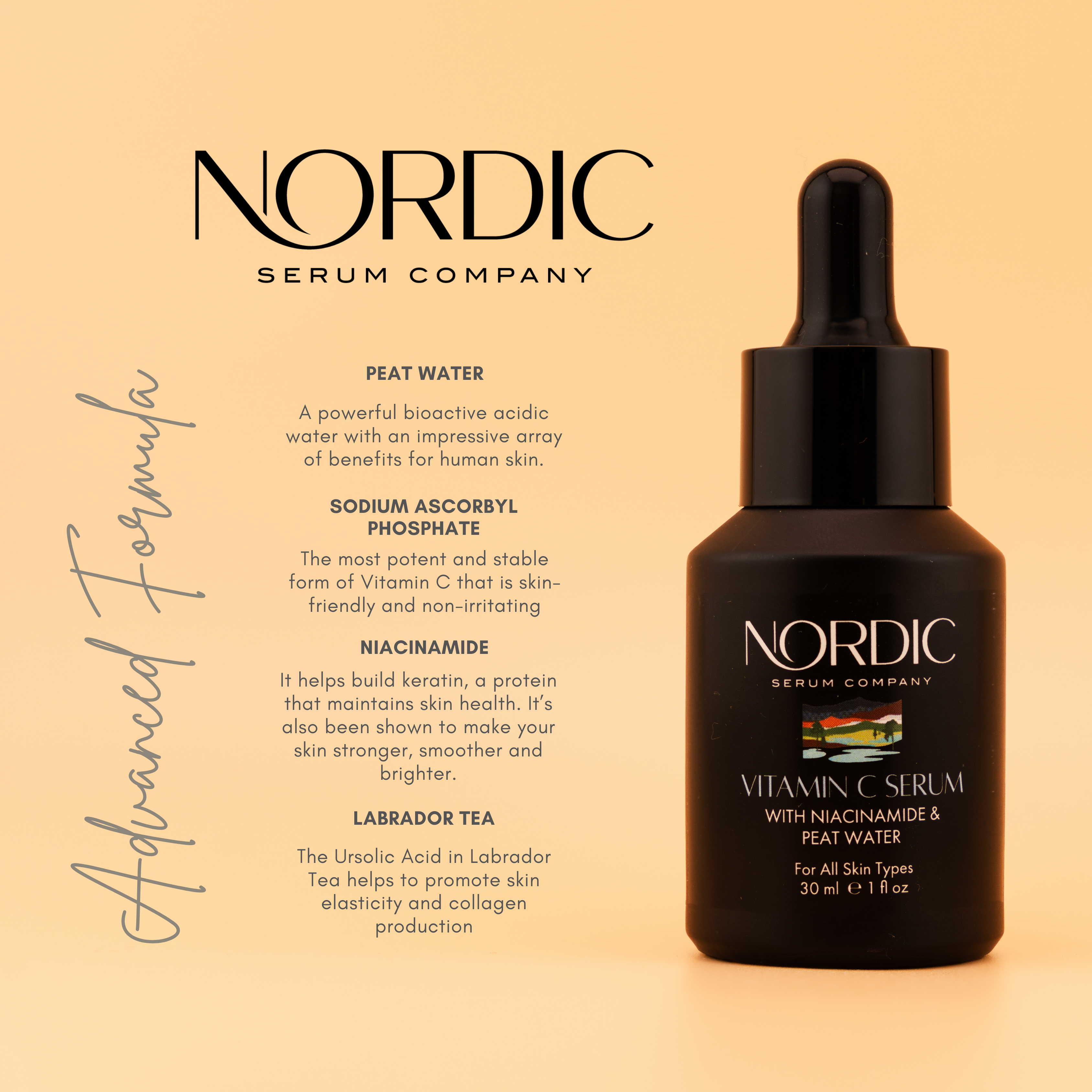 Vitamin C Serum with Niacinamide & Peat Water